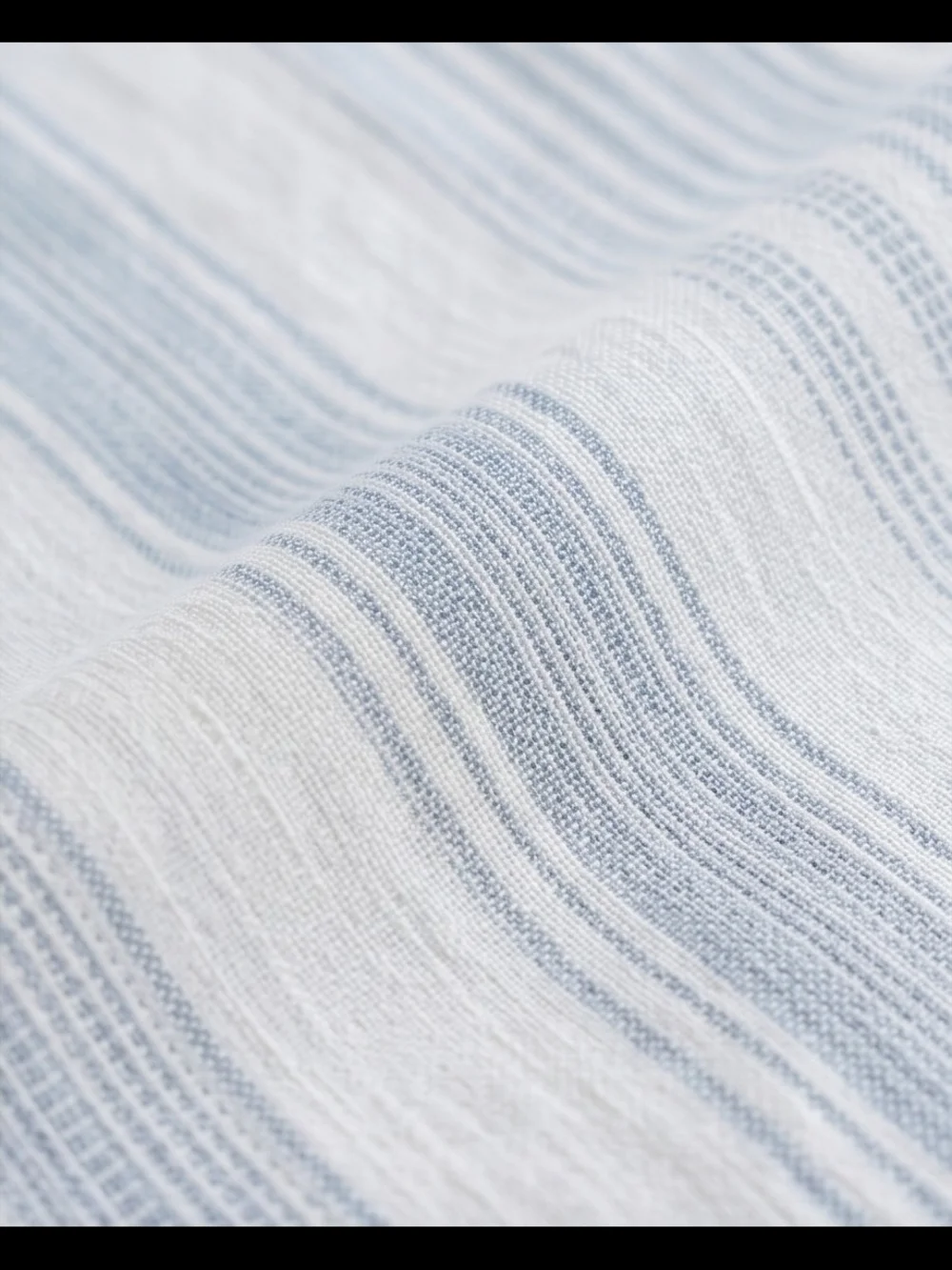 Pottery Barn Hawthorne Striped Blue Classic Coastal Duvet